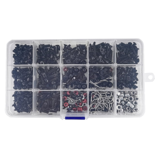 Screws Screws Nut Set Multi Sizes Metal RC Car Screws for Repairing Truck Off Road Vehicle
