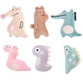 thumbnail image 1 of Juego de 6 juguetes de peluche para gatos, interactivos y realistas, minijuguetes divertidos., 1 of 7