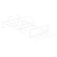 thumbnail image 4 of Rack De Almacenamiento De Refrigerador Lateral, Organizador De Neveras Estables De Hierro, Gran Capacidad De Almacenamiento Para Restaurantes Para El Hogar Para La Cocina, 4 of 7