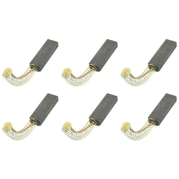 6pcs 35 mm x 11 mm x 6 mm Power Tool Unique Shunt Electric Broom Charcoal