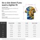 thumbnail image 5 of Fotbe vintage Starry Sunflower Camisa Estampada de Manga Corta para Hombre, Casual de Verano, Estilo Playero, Sin Arrugas-X-Large, 5 of 5
