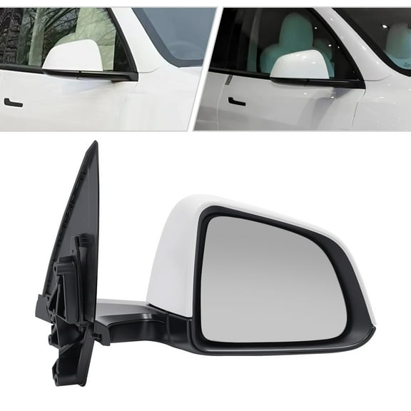 Right Passenger Side Rearview Mirror White 159411200C For Tesla Model Y 2020-2023 Power Folding Heated