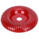 thumbnail image 3 of 105mm Red Sanding Arc Disc Grinding Shaping Wheel for Angle Grinder Woodworking Rotating Tool, 3 of 5
