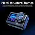 thumbnail image 2 of SJCAM SJ11 Active 4K Dual Touchscreen Action Camera | Waterproof Cam with Front & Rear Display | Vlog-Ready for Adventure, Biking, Diving(SJ11) + 50-in-1 Action Accessory Kit + 64GB Card + More, 2 of 7
