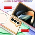 thumbnail image 4 of for Samsung Galaxy Z Fold 5 Case Crystal Gradient Clear Luxury Elegant Magnetic Case [Support for Magsafe] Camera Protector Soft TPU Shockproof Protective Galaxy Z Fold 5 Case -Yellow Pink, 4 of 12