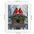 thumbnail image 2 of Paint By Numbers Kit for Adults Beginner - DIY Cardinal Birds On Decorated Birdhouse Canvas Painting Kits for Adults, Frameless Paint By Number for Adults for Home Wall Decor 16x20 Inch, 2 of 7