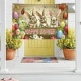 thumbnail image 5 of Cheapark Easter Photo Booth Backdrop Cloth with Egg and Bunny Designs Wrinkle-Resistant Portable Background for Indoor Outdoor Spring Party Decorations and Celebrations, 5 of 5
