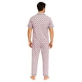thumbnail image 2 of Pijama Franela Tatys Fashion Conjunto camisa y Pantalón color tinto, 2 of 2