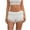 White, variant on biudgviw Womens Ruffle Bottoms Low Rise Bow Trendy Bloomer Shorts Lace Frill Tiered Mini Shorts Ruched Lounge Cute Pettipants