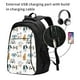 thumbnail image 2 of Balery Puppy Mochila con carga USB para hombre y mujer - Mochila impermeable y antirrobo para laptop con puerto USB para viajes, trabajo, 2 of 7