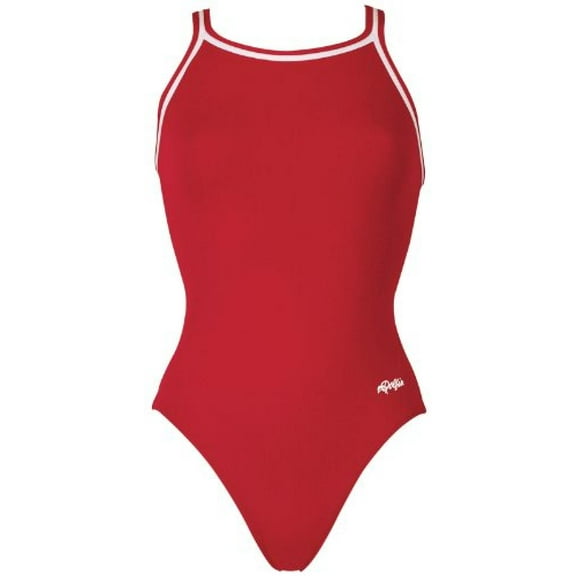 Dolfin Chloroban Team Solid Suit Womens Red 36