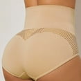 thumbnail image 2 of LNWUY Tummy Control Shapewear Panty for Women Seamless Body Shaper Panties High Waist Shaping Underwear Brief Beige S, 2 of 9