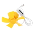 thumbnail image 1 of BESTYASH Mini Hanging Portable Ceiling Fan Yellow Plastic Airflow Students 1Pack, 1 of 7