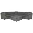 thumbnail image 5 of Topline Home Furnishings Grey Ottoman, 5 of 5