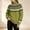 Green, variant on Hueook Womens Turtleneck Sweater Fair Isle Pattern Knit Long Sleeve Pullover Casual Chunky Warm Winter Holiday Pink 2X