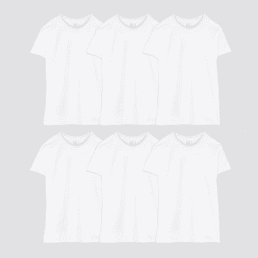 Fruit of the Loom Men's Crew Undershirts, 6-Pack