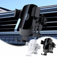 thumbnail image 1 of Cargador inalámbrico de coche 15W Carga rápida • Sensor infrarrojo automático • Soporte magnético para teléfono • Rotación de 360° • Puerto Tipo C, 1 of 9