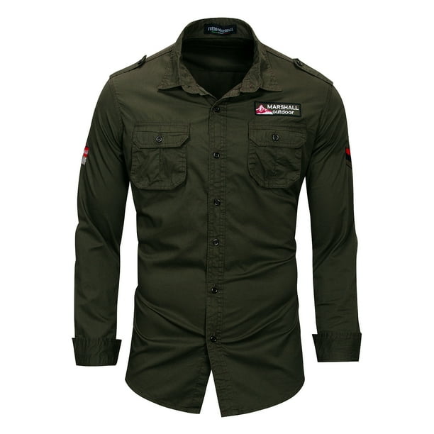 Long sleeve top outdoor work shirts
