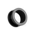 thumbnail image 2 of Trayknick 1Pc Unisex Double Flared Ear Plug Piercing Flesh Tunnel Expander Jewelry Gift Black 12mm, 2 of 7