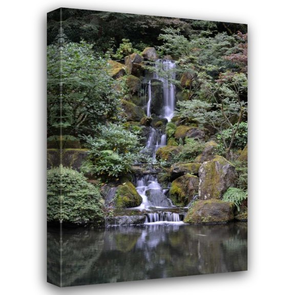 Brian Moore 13x18 Gallery Wrapped Canvas Wall Art Titled - Japanese Gardens VI
