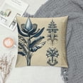 thumbnail image 2 of COMIO Tropical Trees Throw Pillow Covers Retro Boho with Green Palm Banana Tree Print Pillow Cases Summer Exotic Plants Cushion Covers for Sofa Couch Car Bedroom Home Decor White, 2 of 5