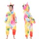 thumbnail image 1 of Pijamas Kigurumi de invierno para niños y niñas, ropa de dormir con dibujos de unicornios y animales de Anime, mono cálido de franela, 1 of 4