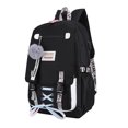 thumbnail image 2 of Bolso Mochila casual Mochila de gran capacidad Mochila con pompón Cremallera para deportes al aire libre, 2 of 8