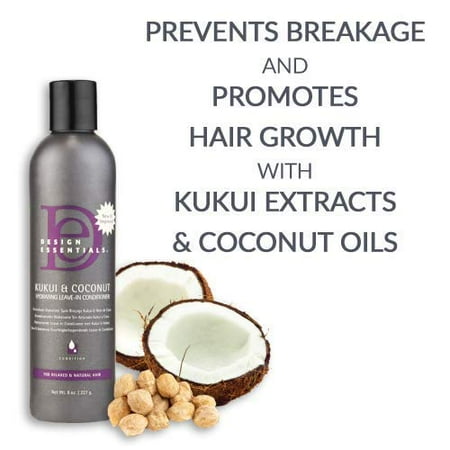 Design Essentials Natural Kukui Coconut Hydrating Leave In