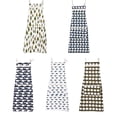 thumbnail image 6 of Weilifangwps Polar Bear Hedgepig Pine Tree Printed Cotton Linen Apron Cute Animal Cooking Kitchen Baking BBQ Party Sleeveless Cloth No.01, 6 of 9