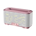 thumbnail image 1 of Humidificador y difusor de aire con llama idealhome2016, silencioso, 350 ml, luz nocturna, USB, para el hogar Rosado, 1 of 8