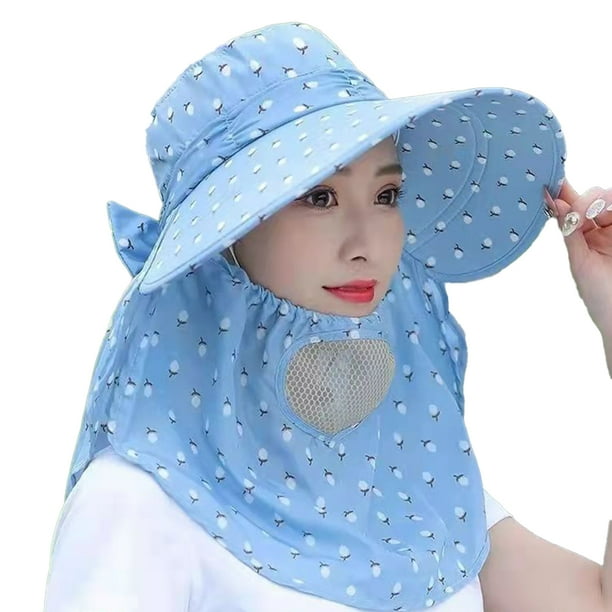 Sombrero para el sol de ala ancha: versátil sombrero de pescador con protección UPF 50