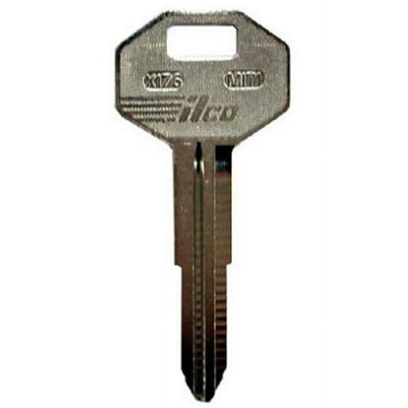 ILCO Mitsubishi Nickel Plated Automotive Key, MIT1 / X176 (10-Pack) IAF01158083