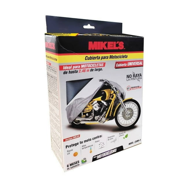Cubierta para Motocicleta Mikel's Universal, con Bandas Elásticas