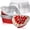 12, variant on Valentines Heart Shaped Aluminum Foil Cake Pan with Lids 7.4" Red Large Disposable Valentines Food Baking Pan Packing Tins Takeaway Containers for Valentine's Day Party Supplies