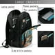 thumbnail image 4 of Balery Whimsical Cats Night Cafe Mochila con carga USB para hombre y mujer - Mochila impermeable y antirrobo para portátil con puerto USB para viajes, trabajo, estudios y universidad, 4 of 7