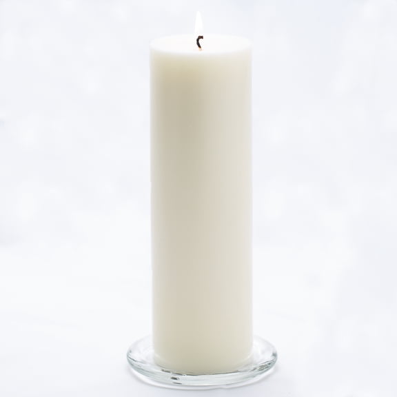 Richland Pillar Candles Light Ivory 3" x 9" Set of 6