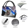 thumbnail image 4 of Disketp Astronaut in Outer Space Insulated Bags, Insulated Cooler Bag Totes for Lunch Beach Camping, 4 of 6