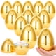 thumbnail image 1 of Huevos de Pascua dorados gigantes JOYIN, 6 pulgadas, metálicos, 12 unidades, 1 of 8