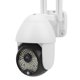thumbnail image 2 of Cámara HD 1080P WIFI 122 luces alarma de luz y sonido PTZ IP66 soporte de seguimiento automático impermeable para enchufe ONVIFAU, 2 of 5
