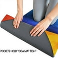 thumbnail image 3 of Colorful Tie Dye Pattern Hot Yoga Mat Towel Non Slip for Hot Yoga - Quick-Drying Yoga Mat Cover with 4 Corner Pockets with Travel Bag - Hot Yoga Towel Non Slip 74"x26", 3 of 6