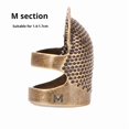 thumbnail image 1 of 1pc Copper Thimble Sewing Retro Finger Protector Anti Slip Ring For Protect Fingers During Sewing Sewing Supplies Sewing Kit, 1 of 6