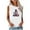 White, variant on IROINNID Sleeveless Tank For Women Fashion Comfortable Top Blouse Round Neckline Women Tops America Independence Day
