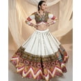thumbnail image 3 of Designer Navaratri Lehenga Choli For Women Party Wear Bolywood Lengha Sari,Indian Wedding Wear Printed Custom Stitched Beautiful Lehenga, 3 of 7