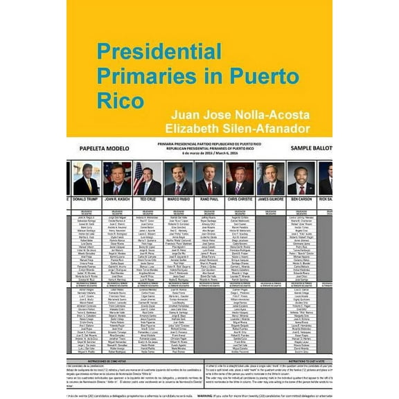 Presidential Primaries in Puerto Rico, (Paperback)