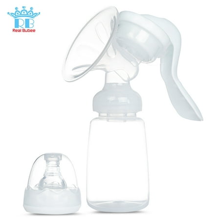RealBubee Manual Breast Pump BPA Free Baby Breastfeeding Milk