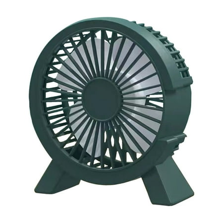 

Hgallory Portable Desk Fan Rechargeable Adjustable Lightweight Mute Tabletop Mini Fan for Boys Girls Summer Suplies Personal Cooling Fans Summer Gift for Students Workers 5.1 x4.7 1PC Green
