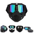 thumbnail image 4 of Detachable Motocross Goggles Motorcycle Racing Biker Off Road Face Mask Eyewear, 4 of 5