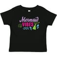 thumbnail image 3 of Inktastic Mermaid Vibes with Tail and Seashell Girls Baby T-Shirt, 3 of 5