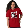 thumbnail image 4 of Betty Boop Wink if You Life Me Women Plus Size Graphic Tee Tees Brisco Brands 2X, 4 of 6