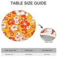 thumbnail image 6 of Round Picnic Table Cloth 100% Waterproof & Oil Proof, Elastic Fitted Table Cover for 45"-52" Round Tables, for Dining, Camping, Outdoor, 6 of 7